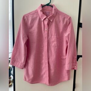 LL Bean Women’s Size Med Reg Pink Shirt